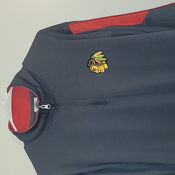 Men's size Large NHL Chicago Black Hawks long sleeve Lot F - Picture 2 of 8